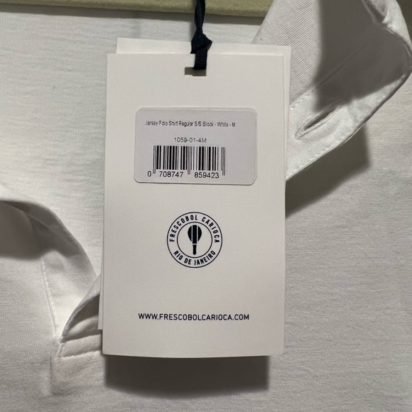 NWT MEN’S Frescobol Carioca polo shirt - Picture 6 of 6